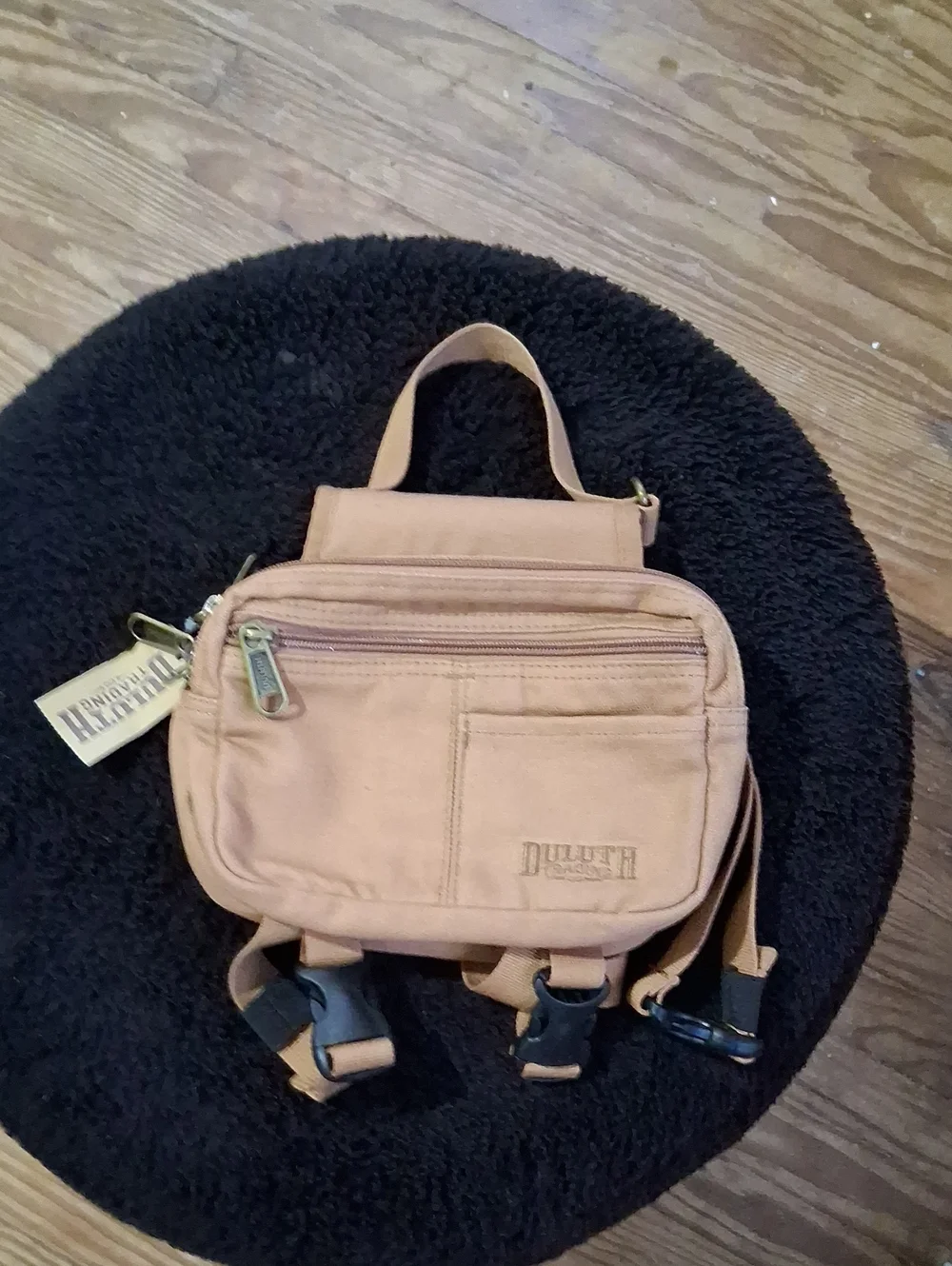 Duluth Trading Co. Canvas Dual-Pouch Medium Dog Treat Bag